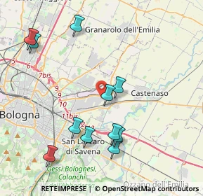 Mappa Via Seragnoli, 40138 Bologna BO, Italia (4.37364)