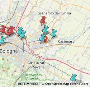 Mappa Via Seragnoli, 40138 Bologna BO, Italia (4.51833)
