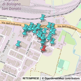 Mappa Via Giuseppe Minganti, 40138 Bologna BO, Italia (0.15185)