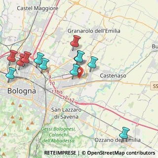 Mappa Via Giuseppe Minganti, 40138 Bologna BO, Italia (4.51833)