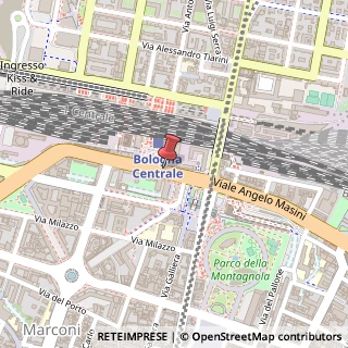 Mappa Piazza delle Medaglie d'Oro,  5, 40121 Bologna, Bologna (Emilia Romagna)