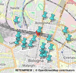 Mappa Piazza 20 Settembre, 40121 Bologna BO, Italia (1.0095)