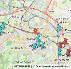 Mappa Piazza 20 Settembre, 40121 Bologna BO, Italia (3.00154)