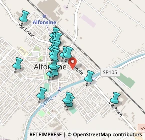 Mappa Via XXV Luglio, 48011 Alfonsine RA, Italia (0.4345)
