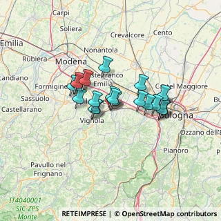 Mappa Piazza Giuseppe Garibaldi, 40053 Valsamoggia BO, Italia (9.7985)