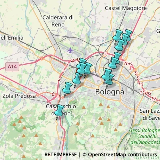 Mappa Via Amedeo Modigliani, 40133 Bologna BO, Italia (3.22786)