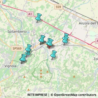 Mappa Via Sirena, 40053 Valsamoggia BO, Italia (2.91538)