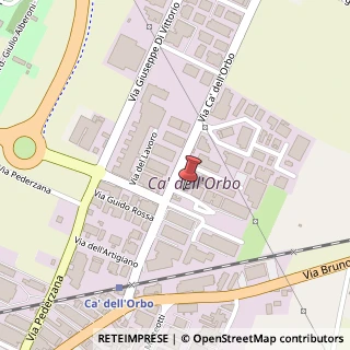 Mappa Via Arturo Toscanini, 13, 40055 Castenaso, Bologna (Emilia Romagna)