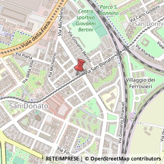 Mappa Via San Donato, 112, 40127 Bologna, Bologna (Emilia Romagna)