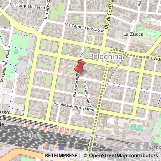 Mappa Via di vincenzo antonio 12, 40129 Bologna, Bologna (Emilia Romagna)