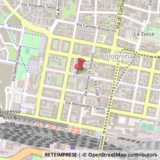Mappa Via Francesco Albani,  14, 40129 Bologna, Bologna (Emilia Romagna)
