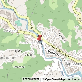 Mappa Via bartolomeo parodi 26/c, 16014 Ceranesi, Genova (Liguria)