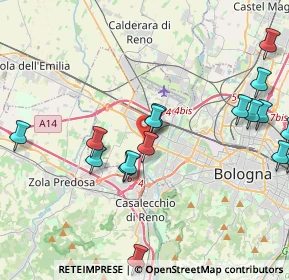 Mappa SS 9, 40132 Bologna BO, Italia (5.25684)