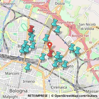 Mappa San Donato, 40128 Bologna BO, Italia (0.9245)