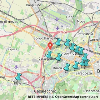 Mappa Via Giuseppe Giacosa, 40132 Bologna BO, Italia (2.30154)