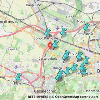 Mappa Via Giuseppe Giacosa, 40132 Bologna BO, Italia (2.53353)