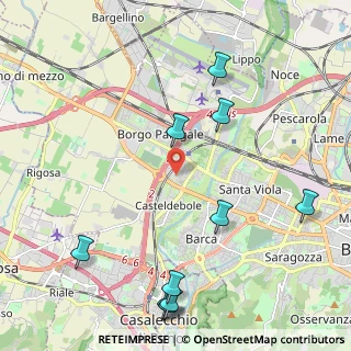Mappa Via Giuseppe Giacosa, 40132 Bologna BO, Italia (2.86909)