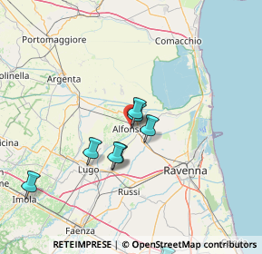 Mappa Via Nagykata, 48011 Alfonsine RA, Italia (21.06636)