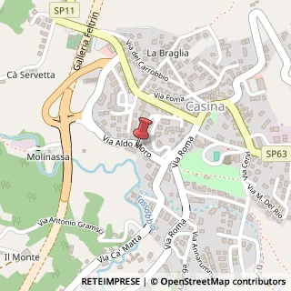 Mappa Via Aldo Moro, 2, 42034 Casina, Reggio nell'Emilia (Emilia Romagna)