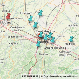 Mappa Via Giorgione, 40133 Bologna BO, Italia (12.63273)