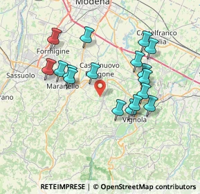 Mappa 41014 Castelvetro di Modena MO, Italia (6.92882)