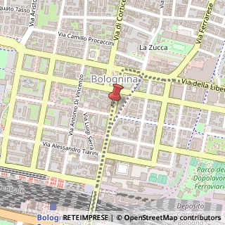 Mappa Via Giacomo Matteotti, 34 A, 40129 Bologna, Bologna (Emilia Romagna)