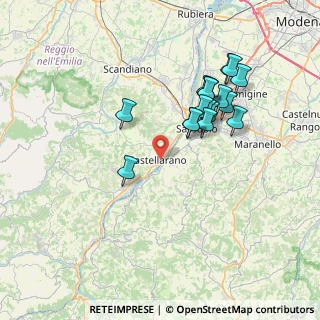 Mappa Via San Michele, 42014 Castellarano RE, Italia (6.93529)