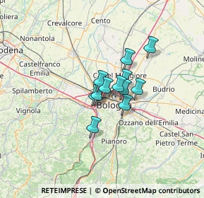 Mappa Via Alessandro Menganti, 40133 Bologna BO, Italia (7.1975)