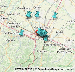 Mappa Via Alessandro Menganti, 40133 Bologna BO, Italia (8.30643)