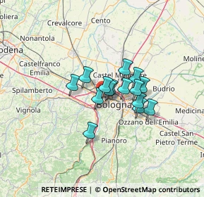 Mappa Via Alessandro Menganti, 40133 Bologna BO, Italia (8.206)