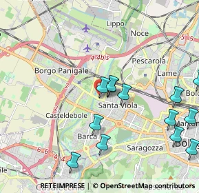 Mappa Via Alessandro Menganti, 40133 Bologna BO, Italia (2.47643)