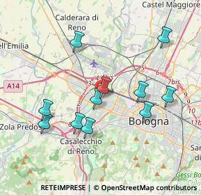 Mappa Via Alessandro Menganti, 40133 Bologna BO, Italia (3.71)