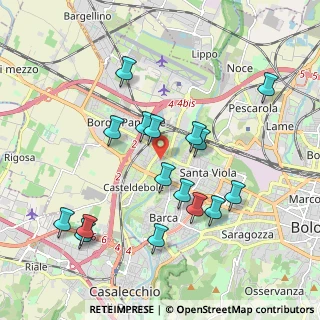 Mappa Via del Greto, 40132 Bologna BO, Italia (1.96188)