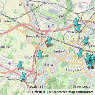 Mappa Via del Greto, 40132 Bologna BO, Italia (3.25357)