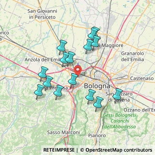 Mappa Via del Greto, 40132 Bologna BO, Italia (7.02533)