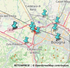 Mappa Rotonda Benedetto Croce, 40132 Bologna BO, Italia (3.81615)
