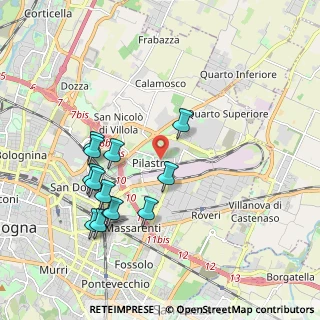 Mappa Via Gabriele D'Annunzio, 40127 Bologna BO, Italia (1.99077)