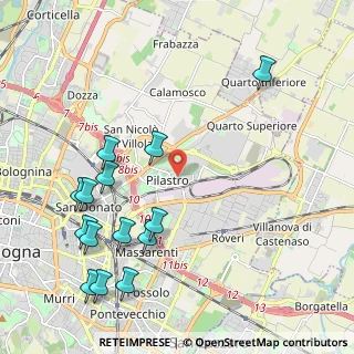 Mappa Via Gabriele D'Annunzio, 40127 Bologna BO, Italia (2.55643)