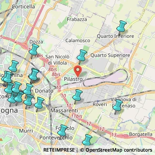 Mappa Via Gabriele D'Annunzio, 40127 Bologna BO, Italia (3.225)