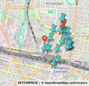 Mappa Via Domenico Svampa, 40100 Bologna BO, Italia (0.4365)