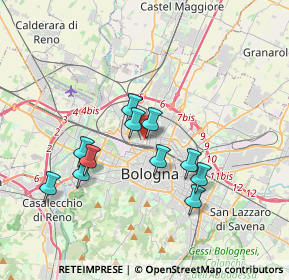 Mappa Via Domenico Svampa, 40100 Bologna BO, Italia (3.18636)