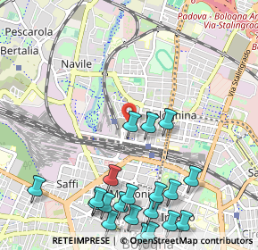 Mappa Via Domenico Svampa, 40100 Bologna BO, Italia (1.404)