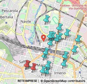 Mappa Via Domenico Svampa, 40100 Bologna BO, Italia (1.043)