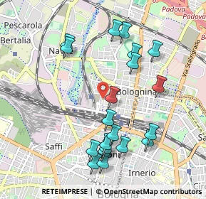 Mappa Via Domenico Svampa, 40100 Bologna BO, Italia (1.056)