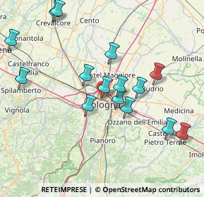 Mappa Via Domenico Svampa, 40100 Bologna BO, Italia (15.79067)