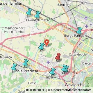 Mappa Olmetola - Bologna, 40132 Bologna BO, Italia (2.66)