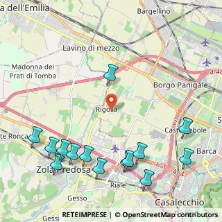 Mappa Olmetola - Bologna, 40132 Bologna BO, Italia (2.78857)