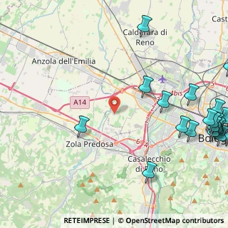 Mappa Olmetola - Bologna, 40132 Bologna BO, Italia (6.7125)