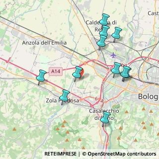 Mappa Olmetola - Bologna, 40132 Bologna BO, Italia (4.35)