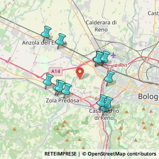 Mappa Olmetola - Bologna, 40132 Bologna BO, Italia (3.56538)